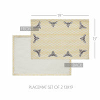 Buzzy Bees Placemat Set of 2