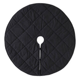 Country Farmhouse Annie Black White Check Christmas Tree Skirt