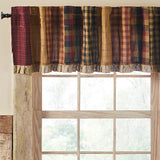 Country Primitive Connell Patchwork Valance