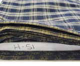 Dunroven House H-51 Country Black Plaid Homespun Check Fabric by the Yard