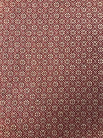 Colonial Primitive Cherry Blossom Red & Tan Table Runner