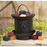 Country Primitive Punched Tin Star Wax WARMER