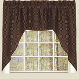 Lovers knot coverlet swags
