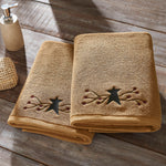 Primitive pi vine star bath towels