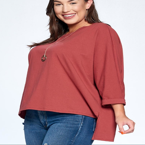 Plus Size Casual Top