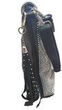 Western Rhinestone Hobo Purse Handbag with Tassel