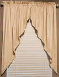 Country Primitive Osnaburg Muslin Romantic Swags