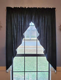 Country Primitive Solid Black Romantic Swags