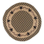 Country PRIMITIVE BERRIES Round Candle Table Mat 14" - BJS Country Charm