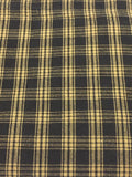 Country Primitive Sturbridge Black Plaid Table Cloth Cover 54" - BJS Country Charm
