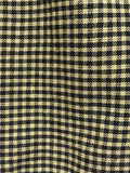 Primitive Black Micro Gingham Check Valance - BJS Country Charm