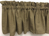 Primitive Black Micro Gingham Check Valance - BJS Country Charm