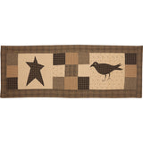 Country Primitive Kettle Grove Table Runner Crow and Star