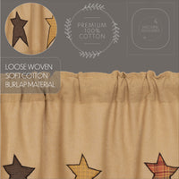 Stratton Burlap Applique Star Tiers