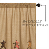 Stratton Burlap Applique Star Tiers