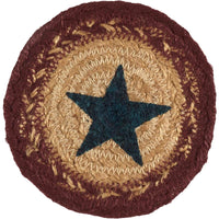 Potomac Stencil Star Jute Coaster Set