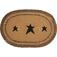 Kettle Grove Stenciled Star Braided Placemat