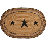 Kettle Grove Stenciled Star Braided Placemat