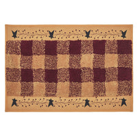 Country Primitive Pip Vine Star Bathmat