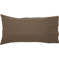 Black Check Star Pillow Case Set