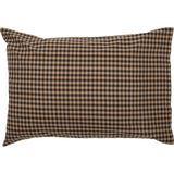Black Check Star Pillow Case Set