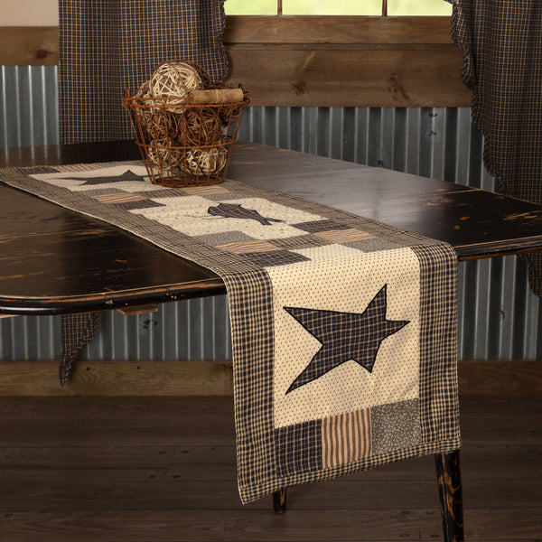 Country Primitive Kettle Grove Table Runner Crow and Star