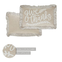 Grace Give Thanks Pillow 14x22