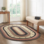 Colonial Star Jute Rug Oval 60x96