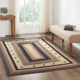 Colonial Star Jute Rug Rectangle w Pad 60x96