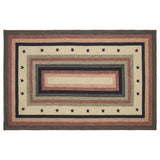 Colonial Star Jute Rug Rectangle w Pad 60x96