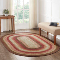 Ginger Spice Jute Rug Oval 60x96