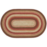 Ginger Spice Jute Rug Oval 60x96