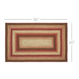 Ginger Spice Jute Rug Rectangle 60x96