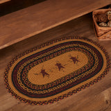 Heritage Farms Star & Pip Braided Oval Rug 20 x 30