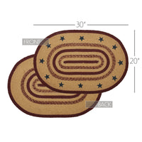 Potomac Star Braided Jute Rug 20x30