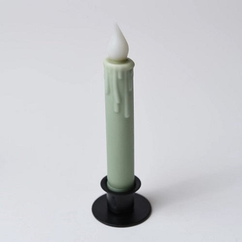 7 Inch Sage Green Taper Candle 