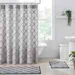 Frayed Lattice Shower Curtain