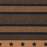 Farmhouse Jute Rug Stencil Stars Rectangle 60x96