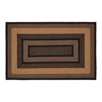 Farmhouse Jute Rug Stencil Stars Rectangle 60x96