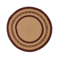 Potomac Stencil Star Braided Jute Trivet  15" Round