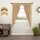 Tobacco Cloth Khaki Prairie Swag Fringed