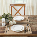 Raven Harvest Burlap Jute Placemats Set of 2