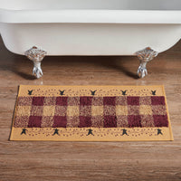 Country Primitive Pip Vine Star Bathmat