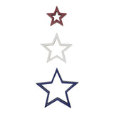 Primitive Patriotic Wooden Nested Stars