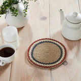Red White Blue Ric Rac Trivet 8"