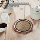 Red White Blue Ric Rac Trivet 8"