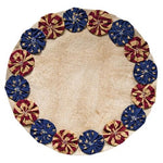 Patriotic YoYo Candle Mat