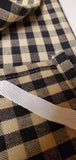 Country Primitive Black Check Hand Towel Dish Towel