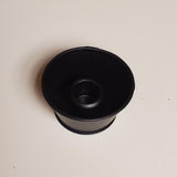 Primitive Black Tin Mini Cup Taper Candle Holder