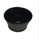 Black Cup Taper Candle Holder